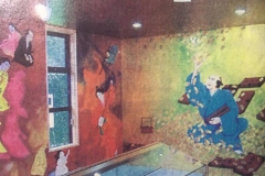 井原西鶴記念交流館壁画制作 2004年壁画7作品